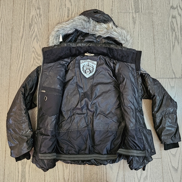 Kids winter Jacket, black, size S (8) - Picture 3 of 11